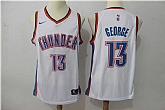 Thunder 13 Paul George White Nike Swingman Jersey,baseball caps,new era cap wholesale,wholesale hats